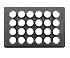 德國(guó)艾本德(Eppendorf)Cell Imaging Plates，帶板蓋，黑色底透，平底無菌、無熱原,無RNase和DNase,無人類和細(xì)菌DNA。無細(xì)胞毒素,24孔細(xì)胞成像培養(yǎng)板,25μm薄膜
