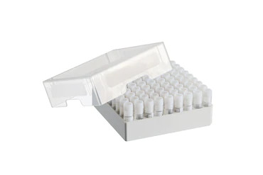 艾本德儲存盒 9 × 9, 可放置 81  個螺旋蓋（凍存）管， 1  –  2  mL，3  件，高 53  mm，2  英寸，聚丙烯材料，可耐受最低 -86  °C，可高溫高壓滅菌，帶蓋子并具有數(shù)