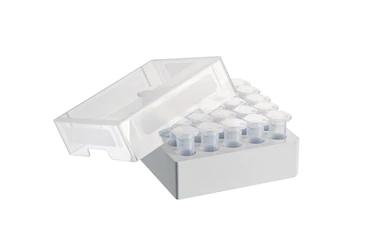 艾本德儲存盒 5 × 5, 可放置 25  個(gè)試管，5  mL，4  件，高 64  mm，2.5  英寸，聚丙烯材料，可耐受最低 -86  °C，可高溫高壓滅菌，帶蓋子并具有數(shù)字字母標(biāo)識
